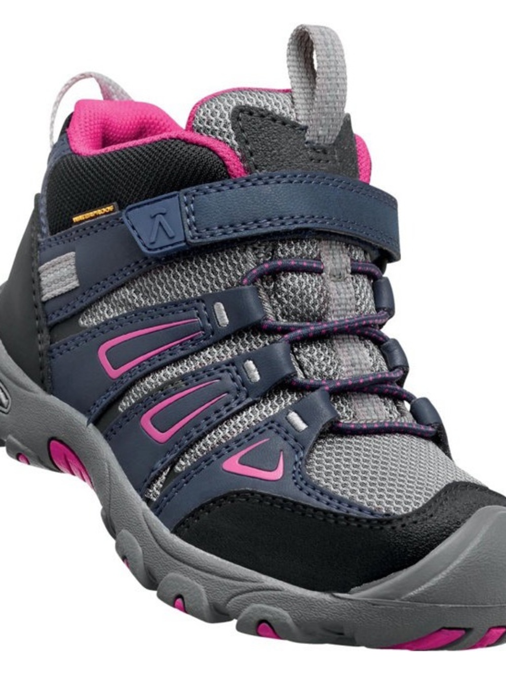 Keen Kids Gray & Pink Waterproof Outdoor hiking boots
